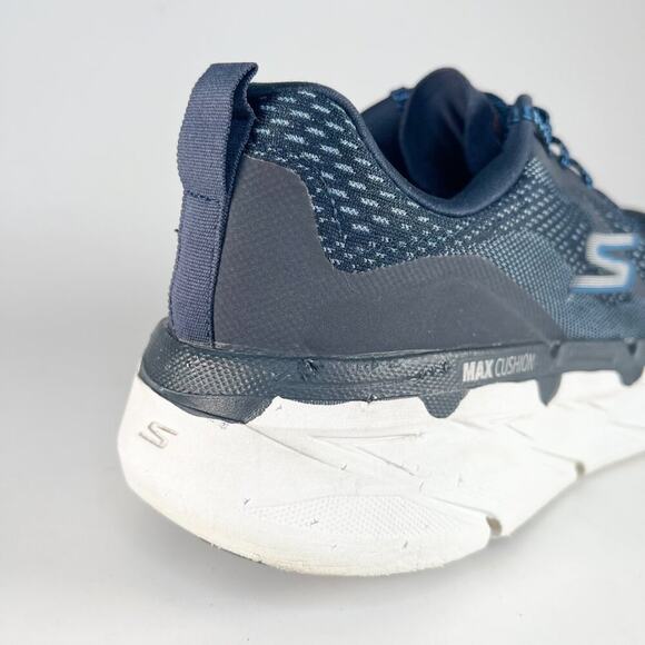 Skechers Max Cushioning Running Sneakers Shoes Navy Black Women 8.5 - Picture 8 of 12